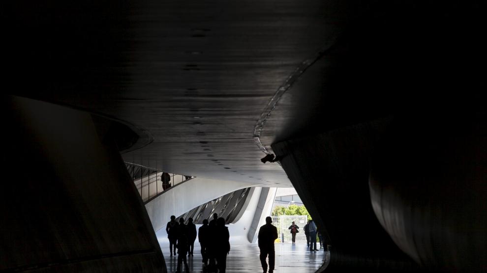 Interior del Pabellón Puente.