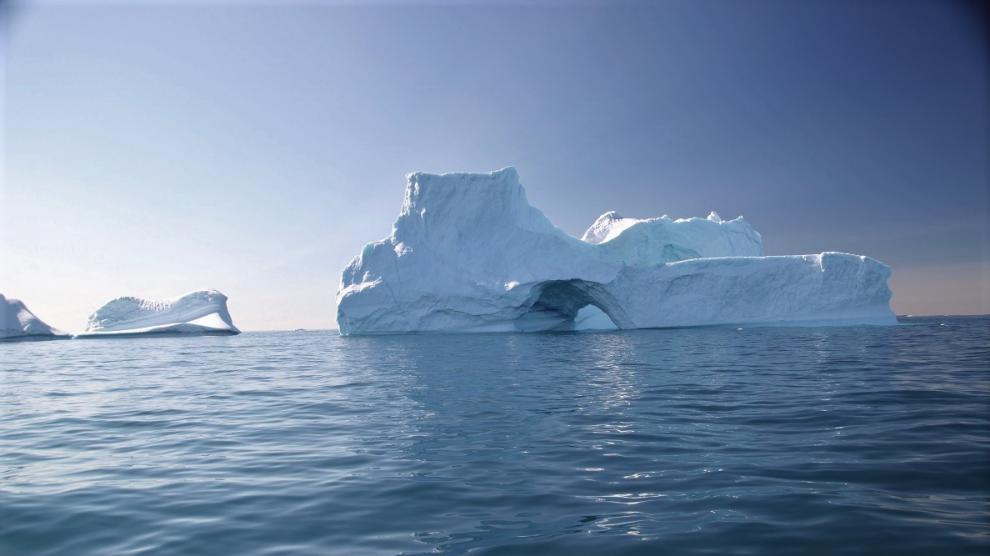 Icebergs avistados desde el Northabout.