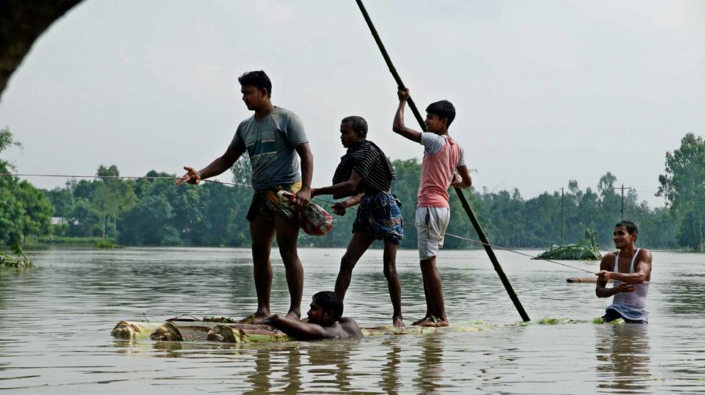 Bangladesh se ha visto afectada por las inundaciones
