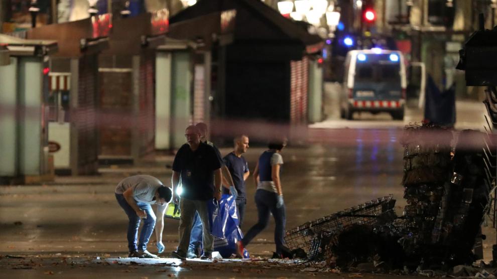 Atropello masivo en las Ramblas de Barcelona
