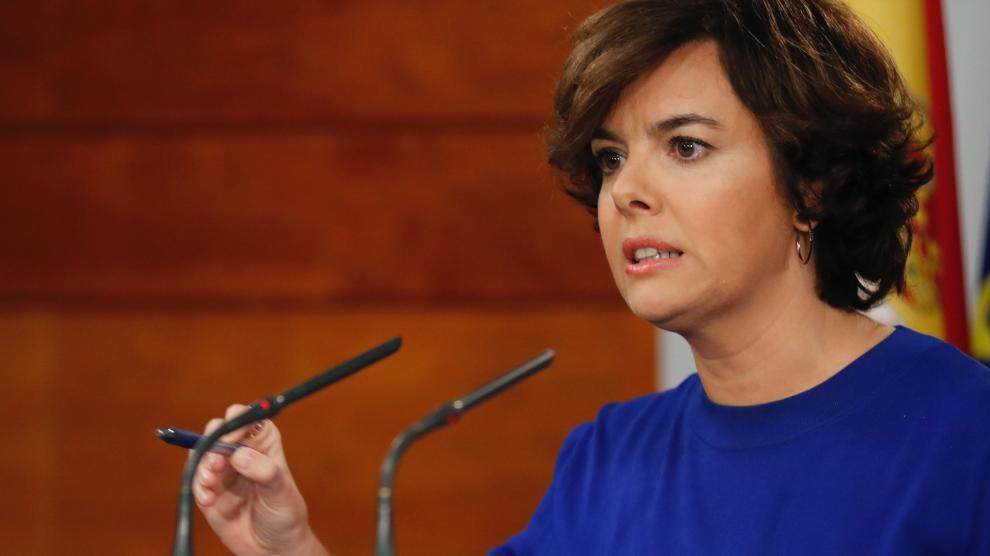 Soraya Saenz de Santamaría, candidata a presidir el PP.