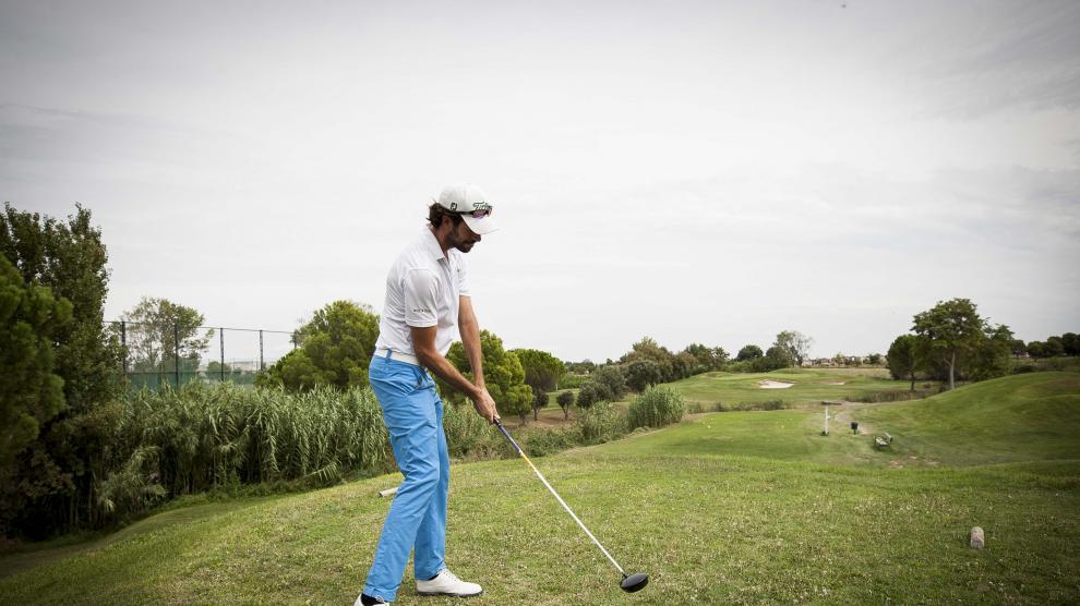 Dámaso Carrera en el Club de Golf Los Lagos de Pinseque