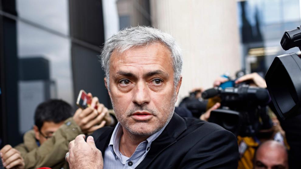 José Mourinho, técnico portugués del Manchester United.