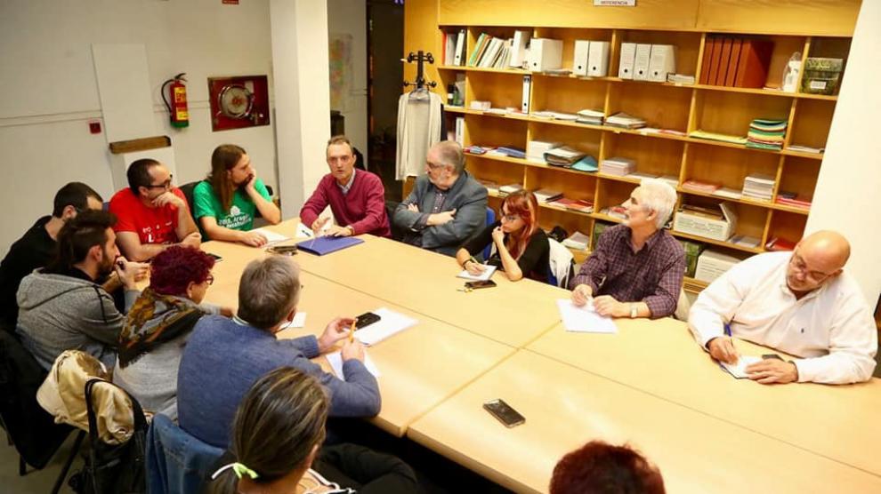 Reunión del Ayuntamiento de Zaragoza la semana pasada con los vecinos del Actur
