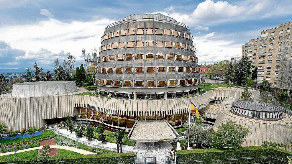 Imagen del la sede del Tribunal Constitucional, en Madrid.