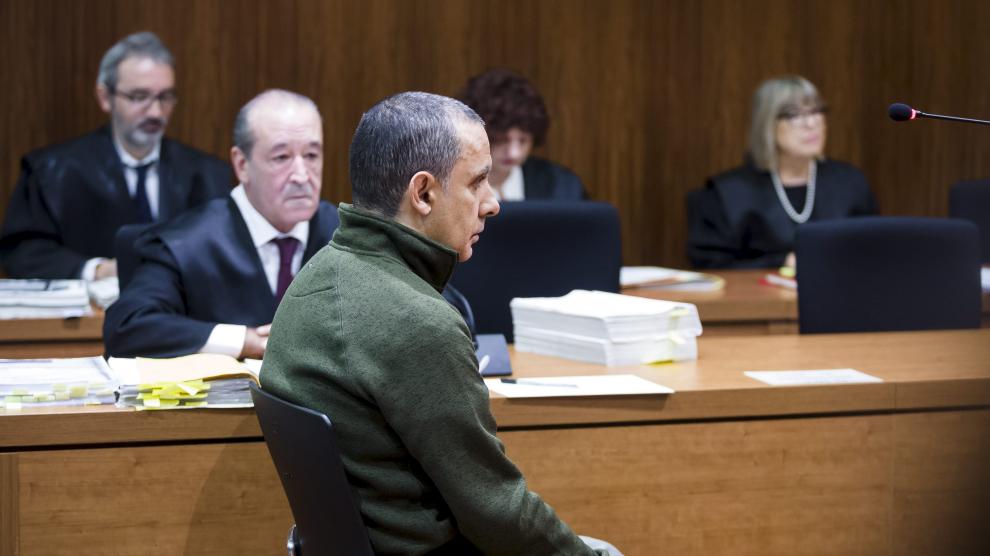 Salvador Gázquez Rico, durante el juicio celebrado en la Audiencia Provincial de Zaragoza.