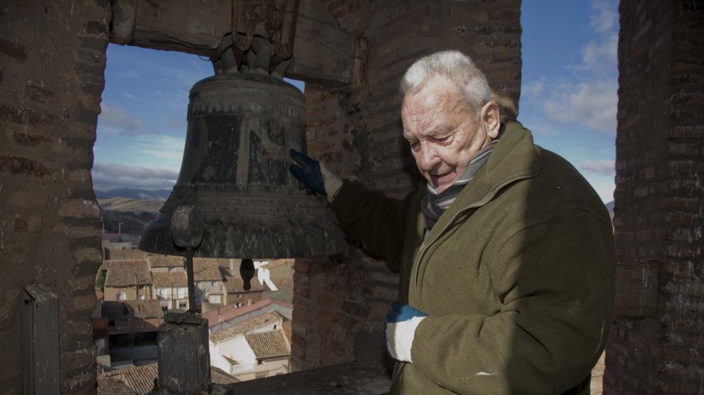 A sus 73 años, José Antonio Marca lleva ya seis décadas ejerciendo las funciones de campanero.