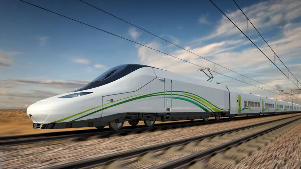 Talgo ha fabricado el tren de alta velocidad, modelo 350, que viajará por Arabia Saudí con ventanas de Ariño Duglass