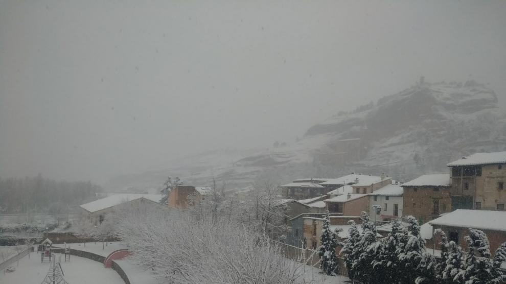 Nieve en Aragón