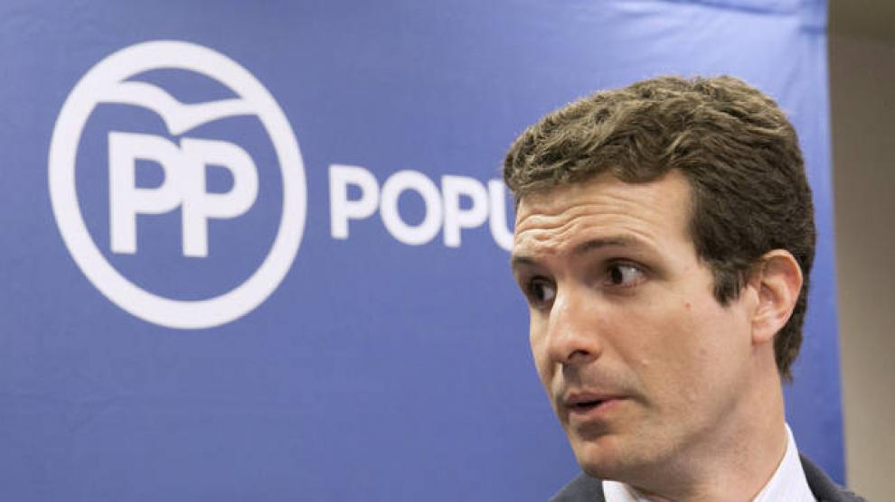El vicesecretario de Comunicación del PP, Pablo Casado.