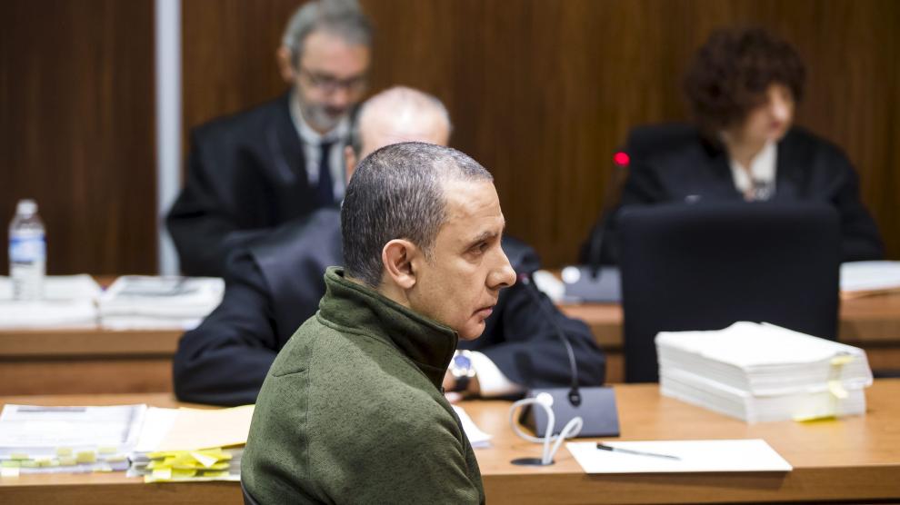 Salvador Gázquez durante el juicio en la Audiencia de Zaragoza.