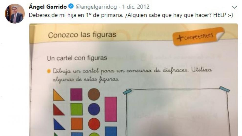 Algunos de los tuits de Ángel Garrido.