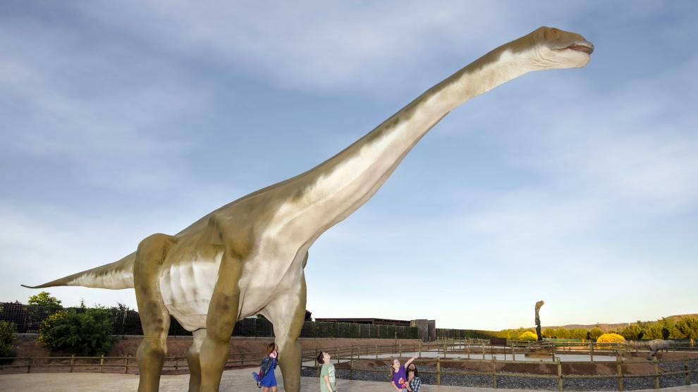 Recreación de un 'Turiasaurus riodevensis', el dinosaurio más grande de Europa.