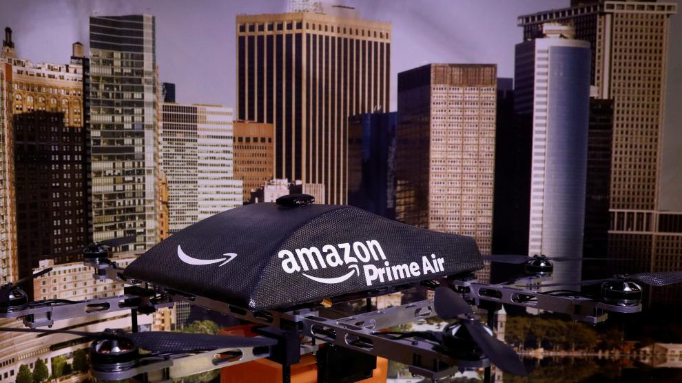 Un dron de Amazon
