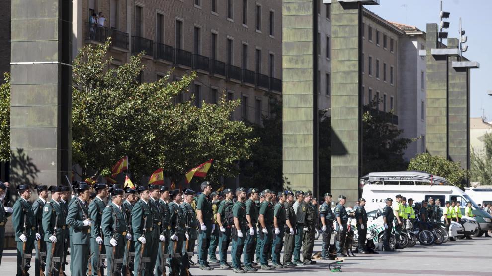 El agente pertenece a la Comandancia de la Guardia Civil de Zaragoza.