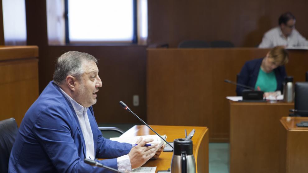El director general de Energía, Alfonso Gómez, en su comparecencia ante las Cortes, este martes.