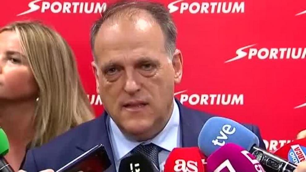 Tebas sobre el Huesca- Nàstic: "Saltaron las alarmas pero no significa que esté amañado"