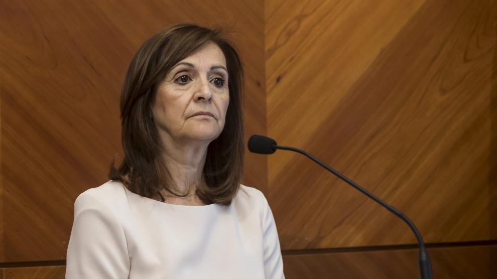 La delegada del Gobierno, Carmen Sánchez, en su toma de posesión, el pasado jueves.