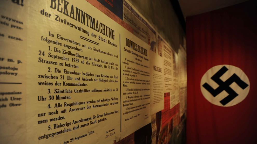 Disposiciones nazis tras la ocupación de Cracovia. Fotografía de Gervasio Sánchez