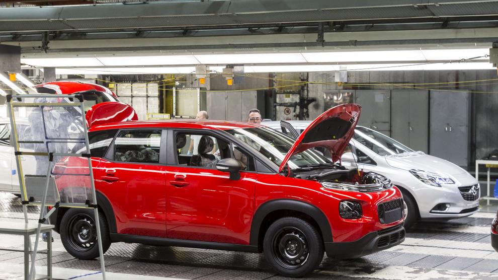 La planta de Figueruelas fabrica modelos de Opel y Citroën a la vez.
