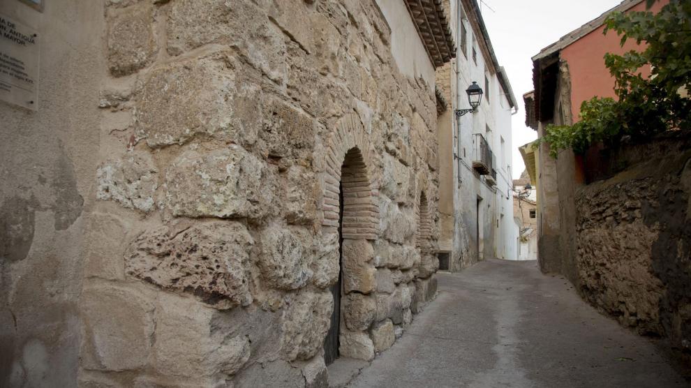 Muros de piedra sillar originales de la Sinagoga Mayor, actualmente Iglesia de Consolación