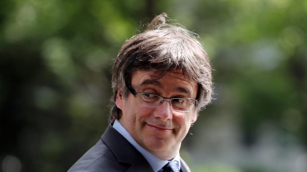 Fotografía de archivo que muestra al expresidente catalán Carles Puigdemont.