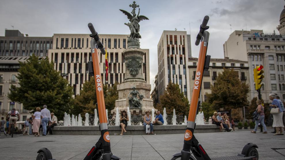 El servicio de alquiler de patinetes eléctricos aterriza el martes en Zaragoza
