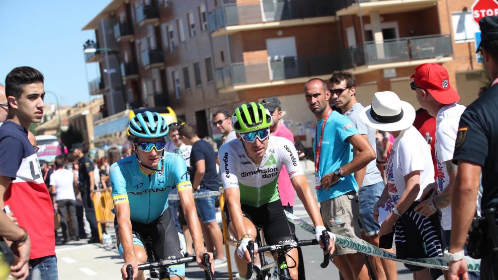 La Vuelta España 2018 en Ejea de los Caballeros.