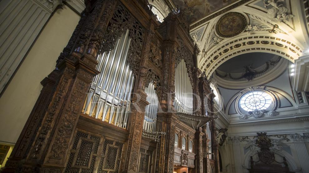 El órgano de la basílica del Pilar de Zaragoza, en fotos