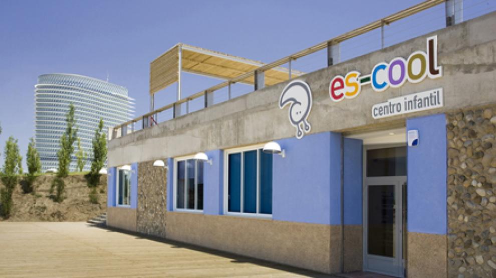 Centro de educación infantil Es-Cool, ahora cerrado.