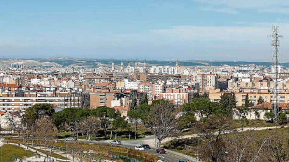 Vistas de la parte alta de Torrero
