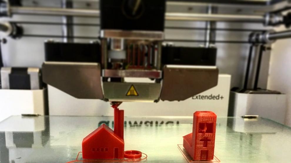 Modelo de impresora 3D.