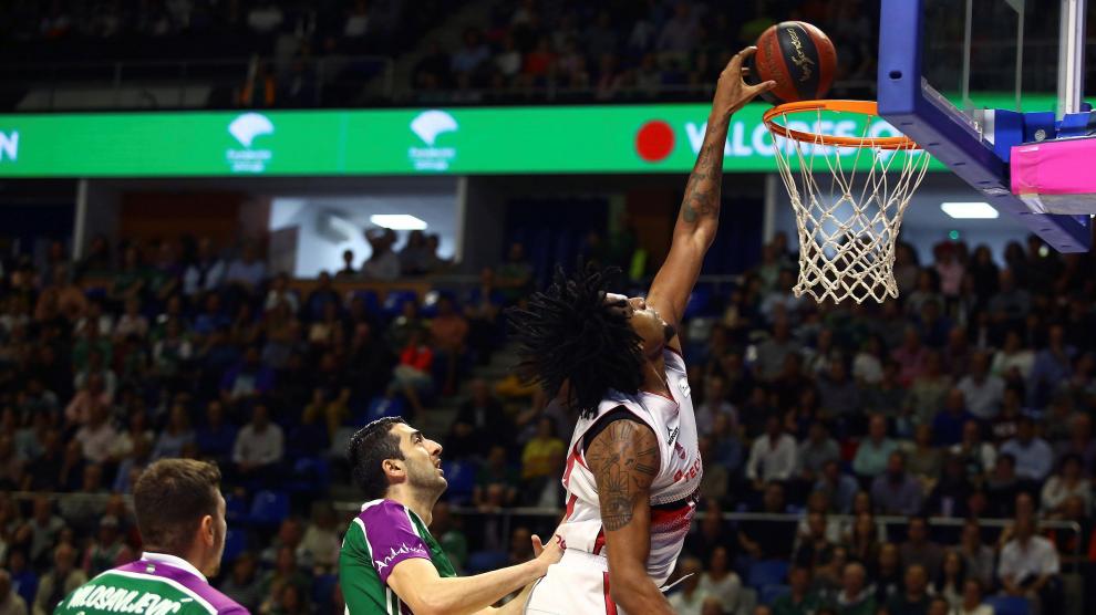 Unicaja Málaga-Tecnyconta Zaragoza.