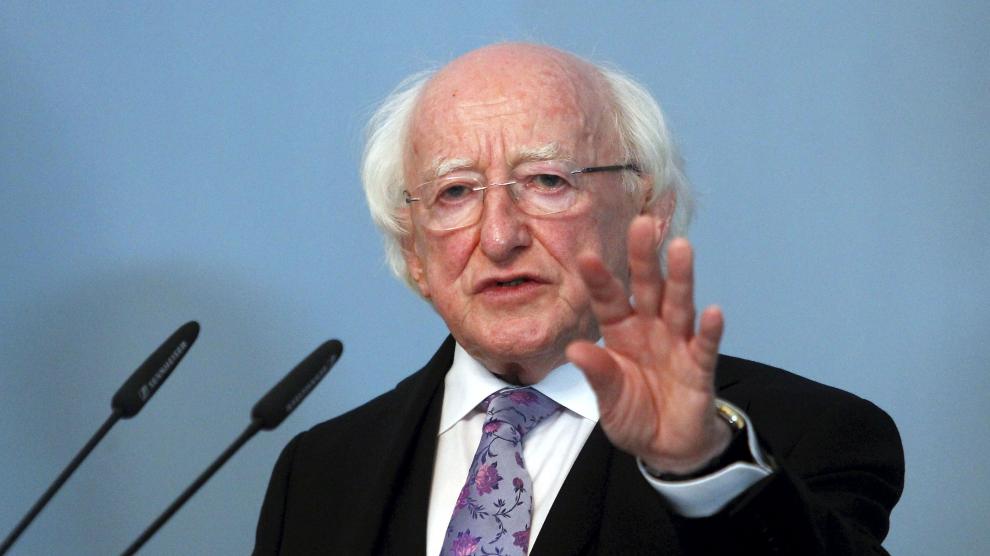 Michael D. Higgins, presidente de Irlanda.