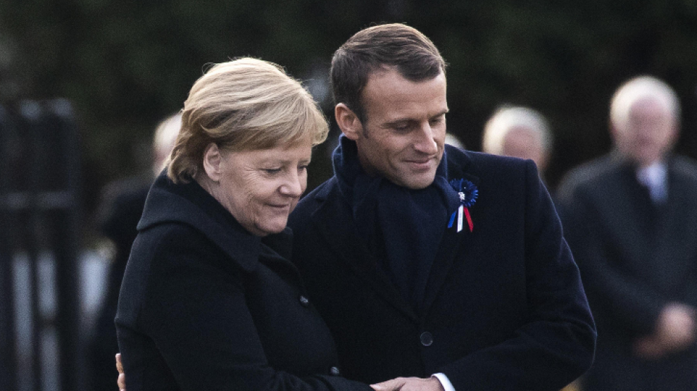 Francia y Alemania reafirman su amistad un siglo después de la Gran Guerra.