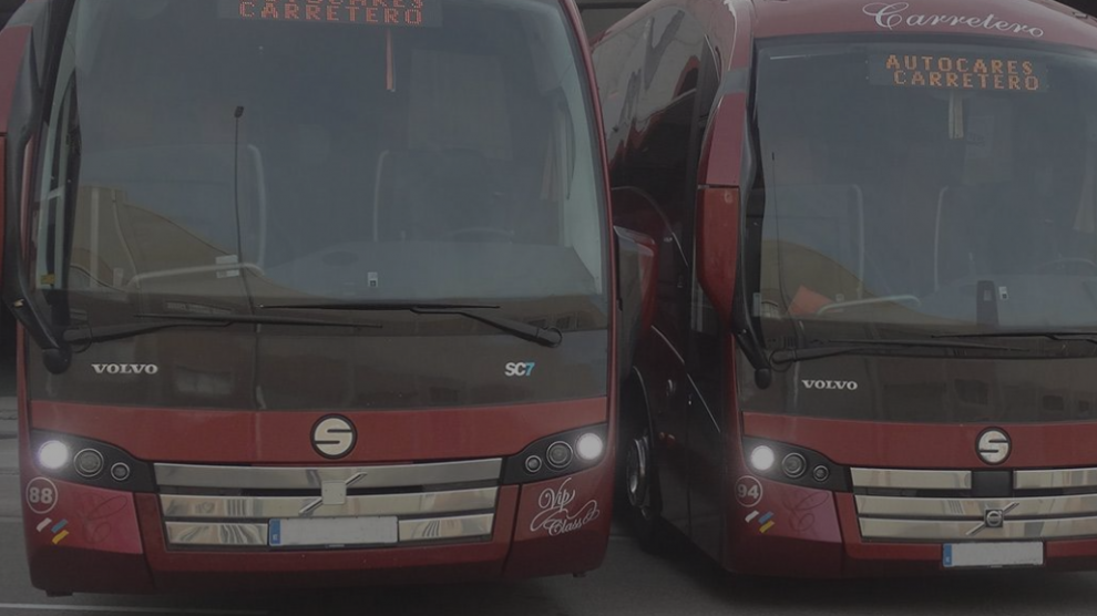 Autobuses de Autocares Carretero.