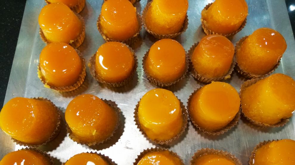 Tocinillos de cielo de la pastelería Iris, en Barbastro.