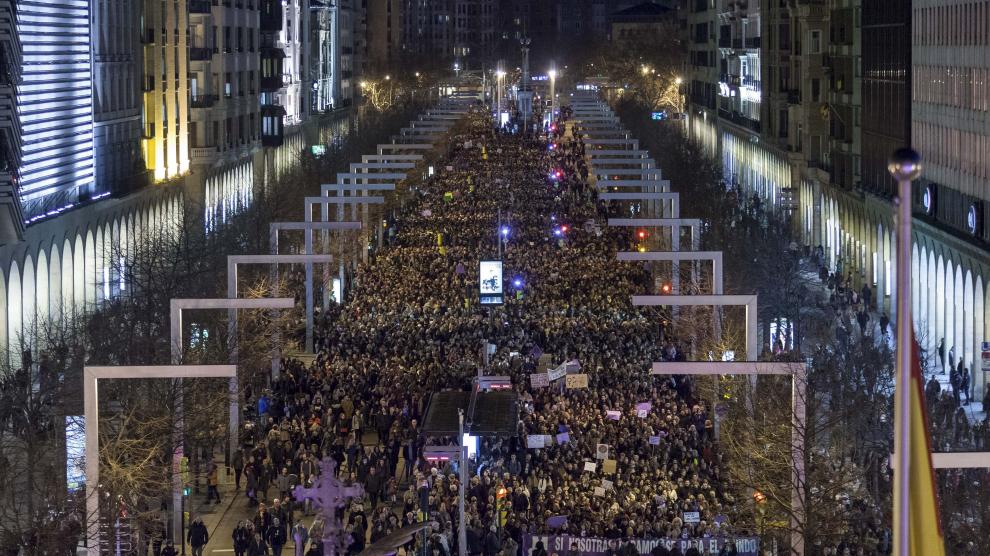 Manifestación Zaragoza 8M