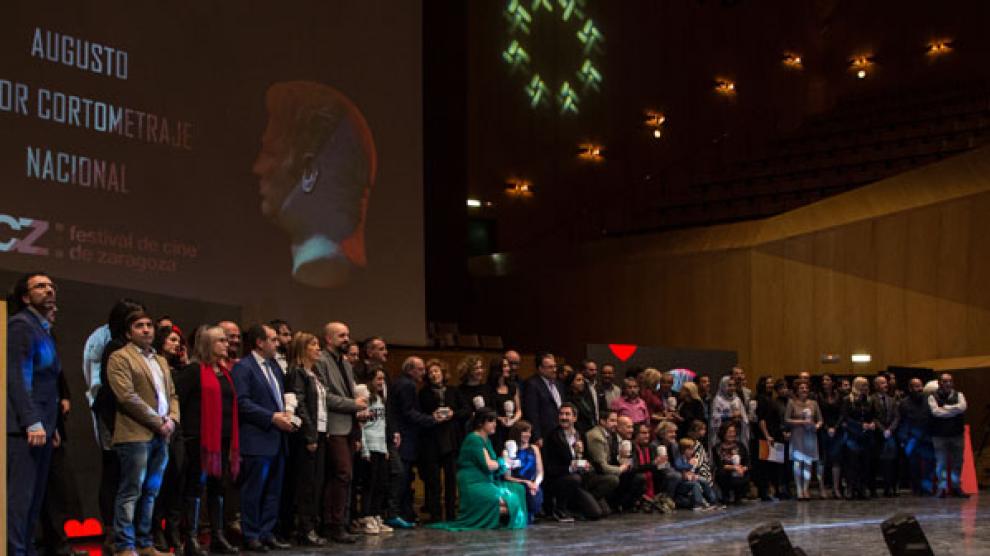 Foto de familia de la 23º edición del Festival de Cine de Zaragoza.