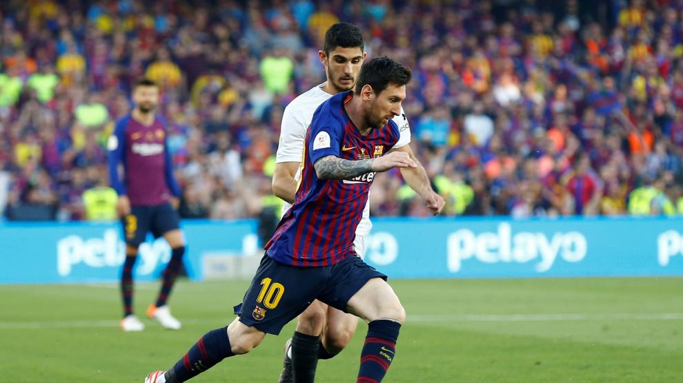 Copa del Rey, final entre el Barcelona y el Valencia.