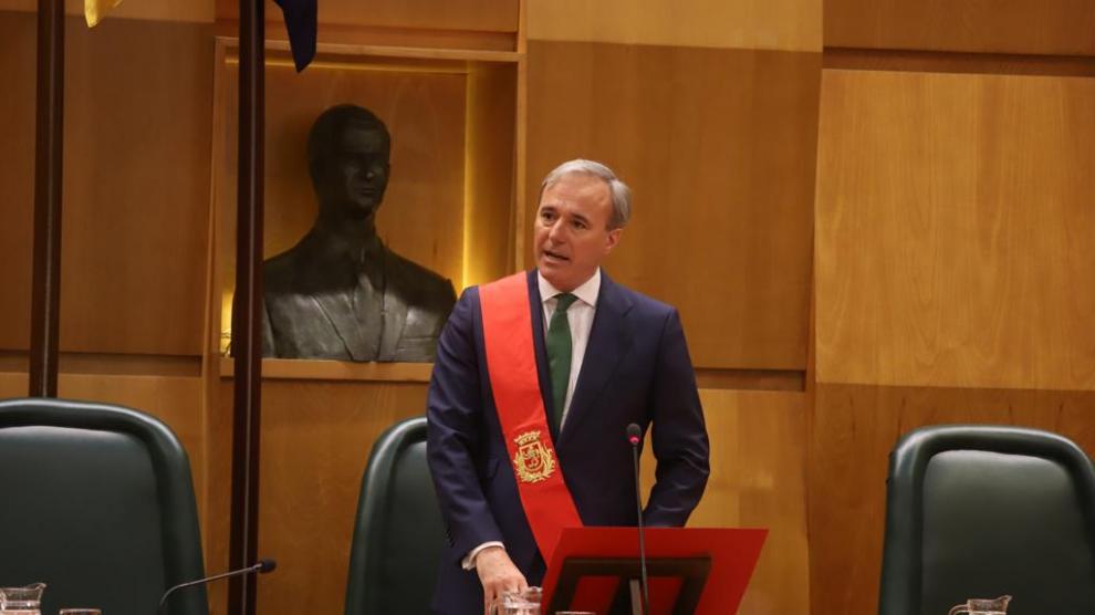 Jorge Azcón, nuevo alcalde de Zaragoza.