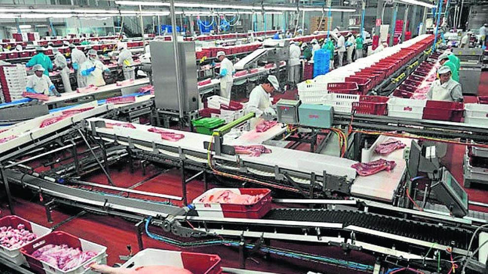 Instalaciones de la cárnica aragonesa Fribin en Binéfar