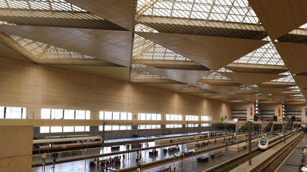 Afecciones de la huelga de Renfe en la estación de Delicias de Zaragoza