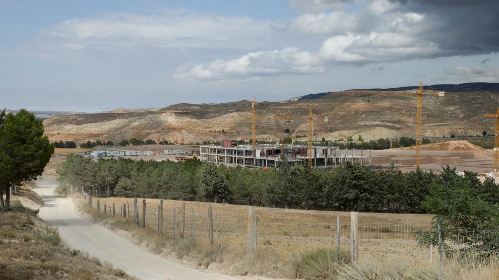 Obras nuevo hospital de Teruel /2019-08-20/ Foto: Jorge Escudero [[[FOTOGRAFOS]]]