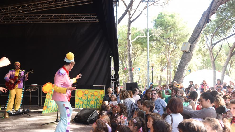 Parque de las marionetas en las Fiestas del Pilar
