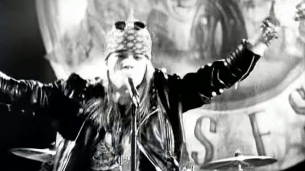 Captura del videoclip de 'Sweet Chil O' Mine', de Guns N' Roses.