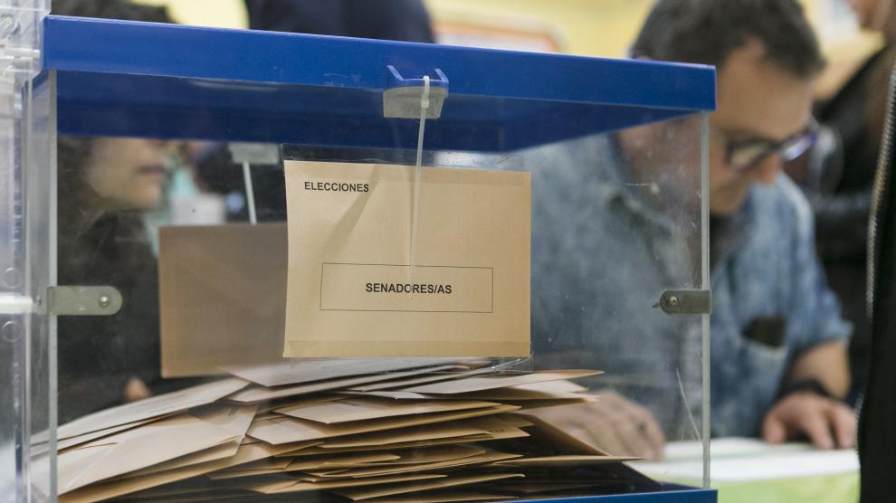 COLEGIO TIO JORGE ELECCIONES GENERALES 2019 COLEGIOS ELECTORALES /28-04-2019 / FOTO: ARANZAZU NAVARRO [[[FOTOGRAFOS]]]