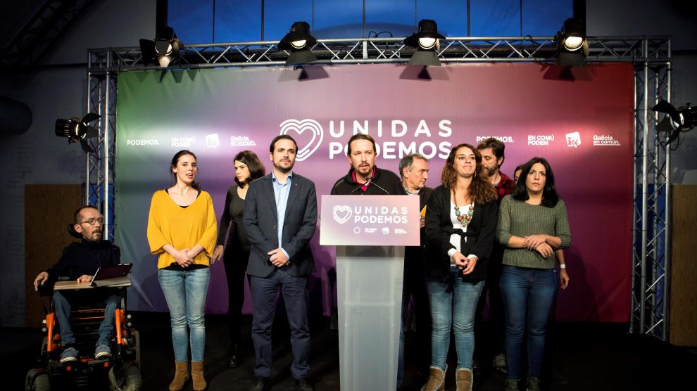 Pablo Iglesias comparece tras los resultados electorales