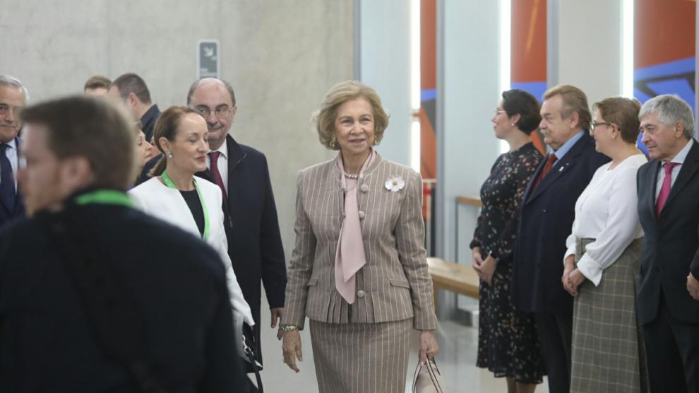Visista de la Reina Sofía a Huesca