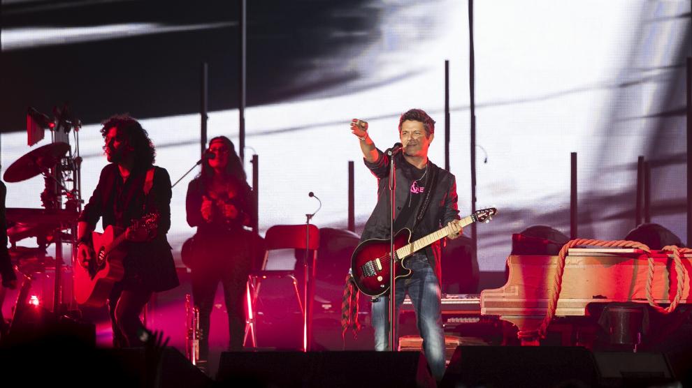 Concierto de Alejandro Sanz en el pabellón Príncipe Felipe de Zaragoza el 13 de junio de 2013